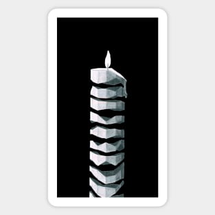 Separated Candle Sticker